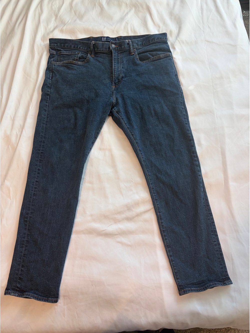GAP Denim Slim Fit Jeans 38x30 Dark Blue
